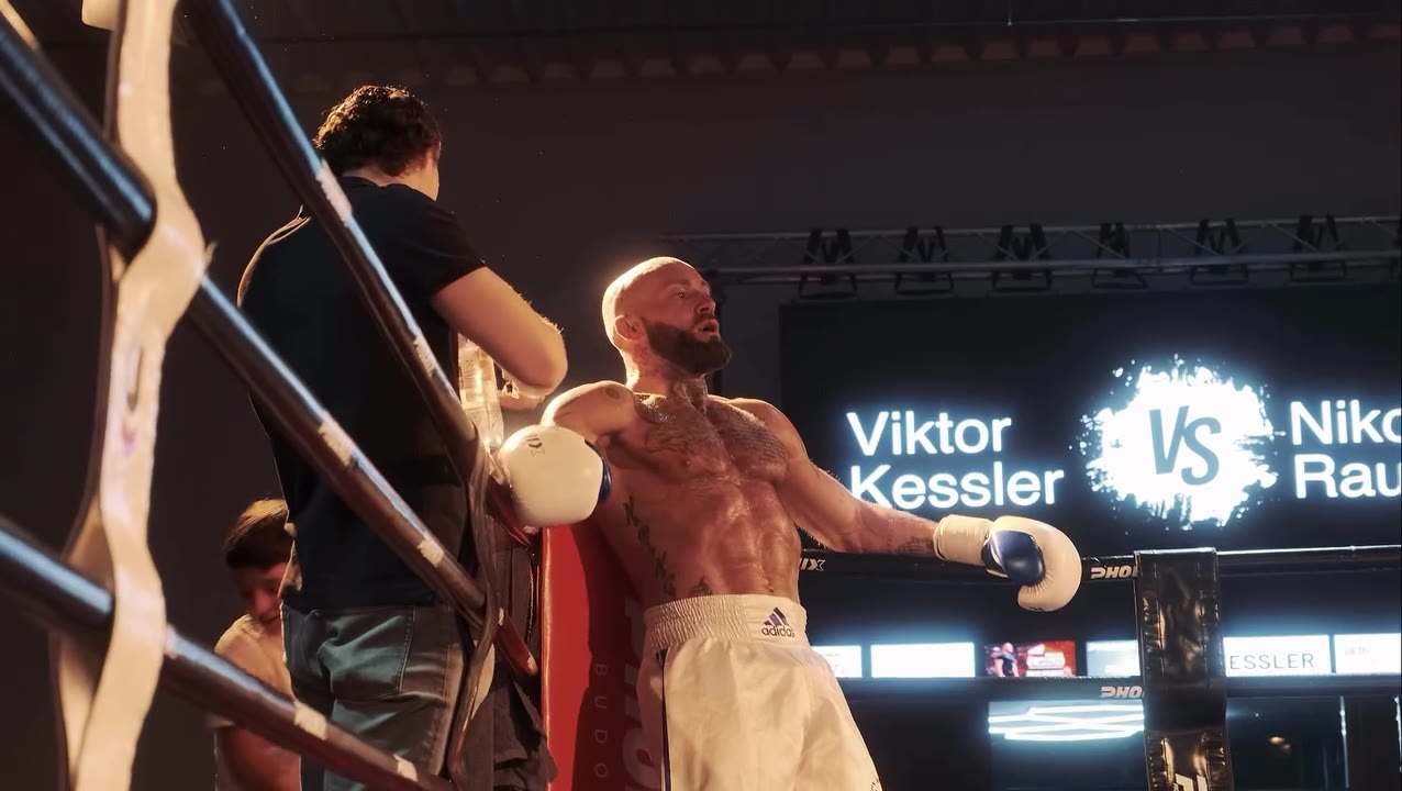 Viktor Kessler vor seinem Kampf